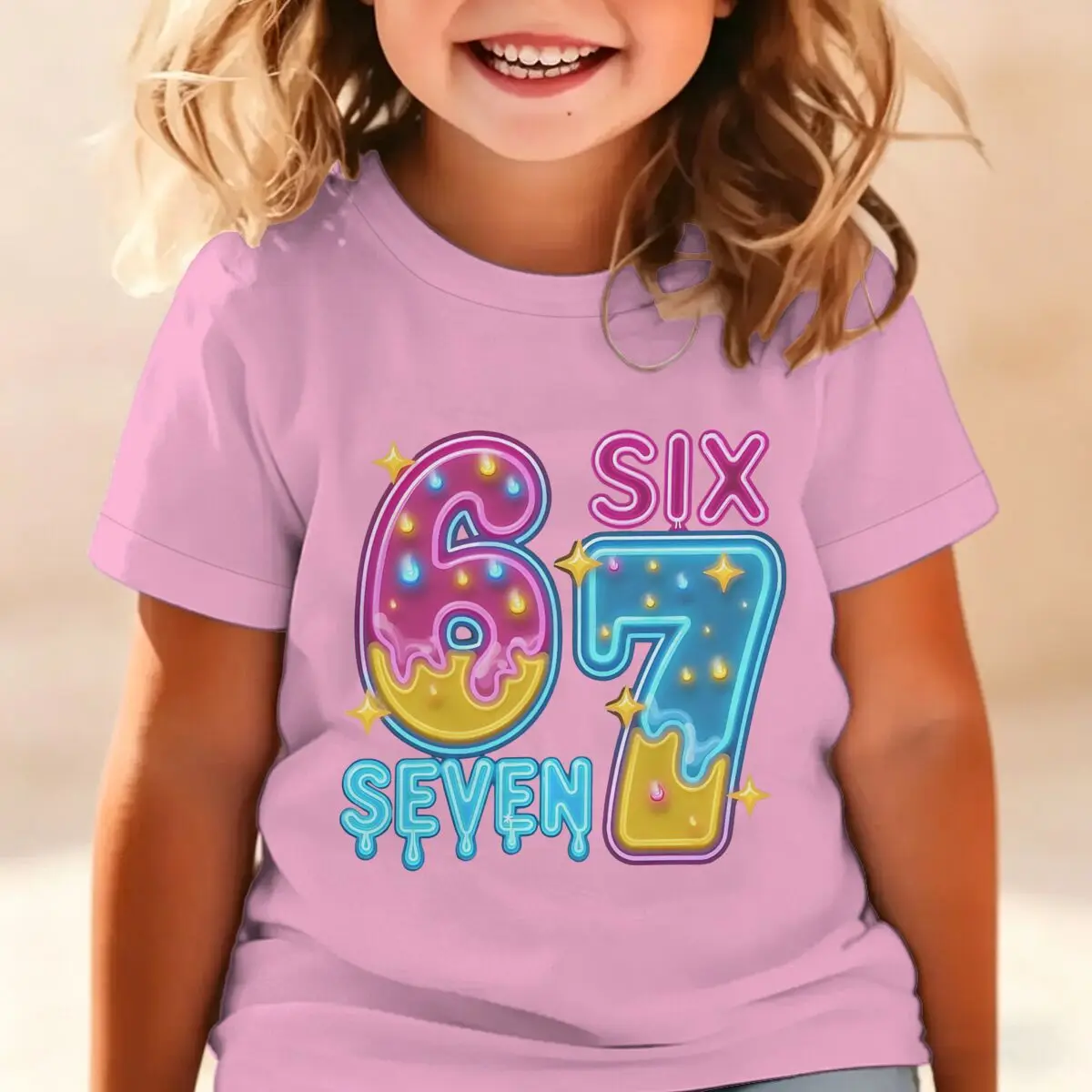 67 Six Seven Print T-shirt for Kids 6 & 7 Number Short Sleeve Fashion Casual Top 67 Ice Cream Drip Girl Boy Clothes Cotton Tops
67 Six Seven Print T-shirt for Kids 6 & 7 Number Short Sleeve Fashion Casual Top 67 Ice Cream Drip Girl Boy Clothes Cotton Tops