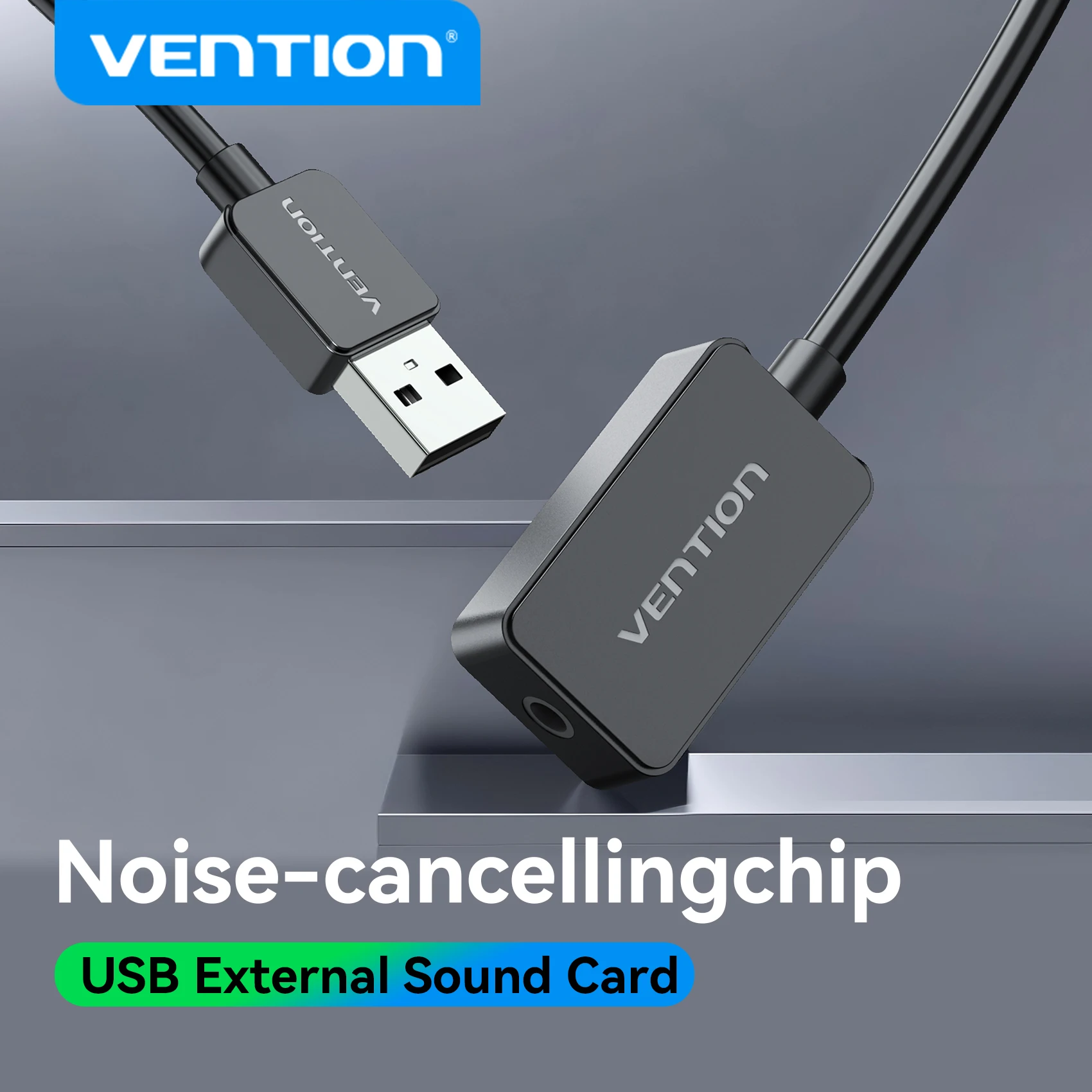 Vention Sound Card USB to 3.5 Audio Adapter with Microphone External Sound Card for PC Laptop PS5 Gaming Headset USB Sound Card
Vention Sound Card USB to 3.5 Audio Adapter with Microphone External Sound Card for PC Laptop PS5 Gaming Headset USB Sound Card