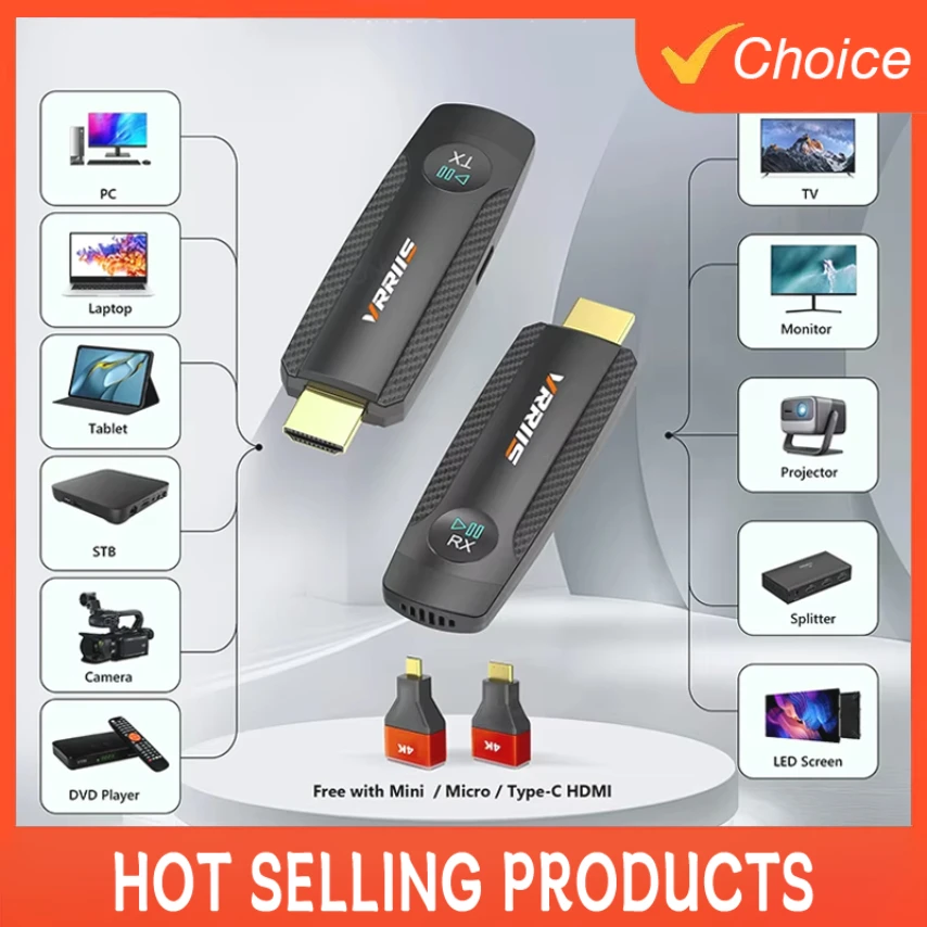 5G 1080P 100M беспроводной HDMI видео аудио передатчик приемник удлинитель дисплей адаптер ключ для ТВ-приставки проектор ПК
5G 1080P 100M беспроводной HDMI видео аудио передатчик приемник удлинитель дисплей адаптер ключ для ТВ-приставки проектор ПК