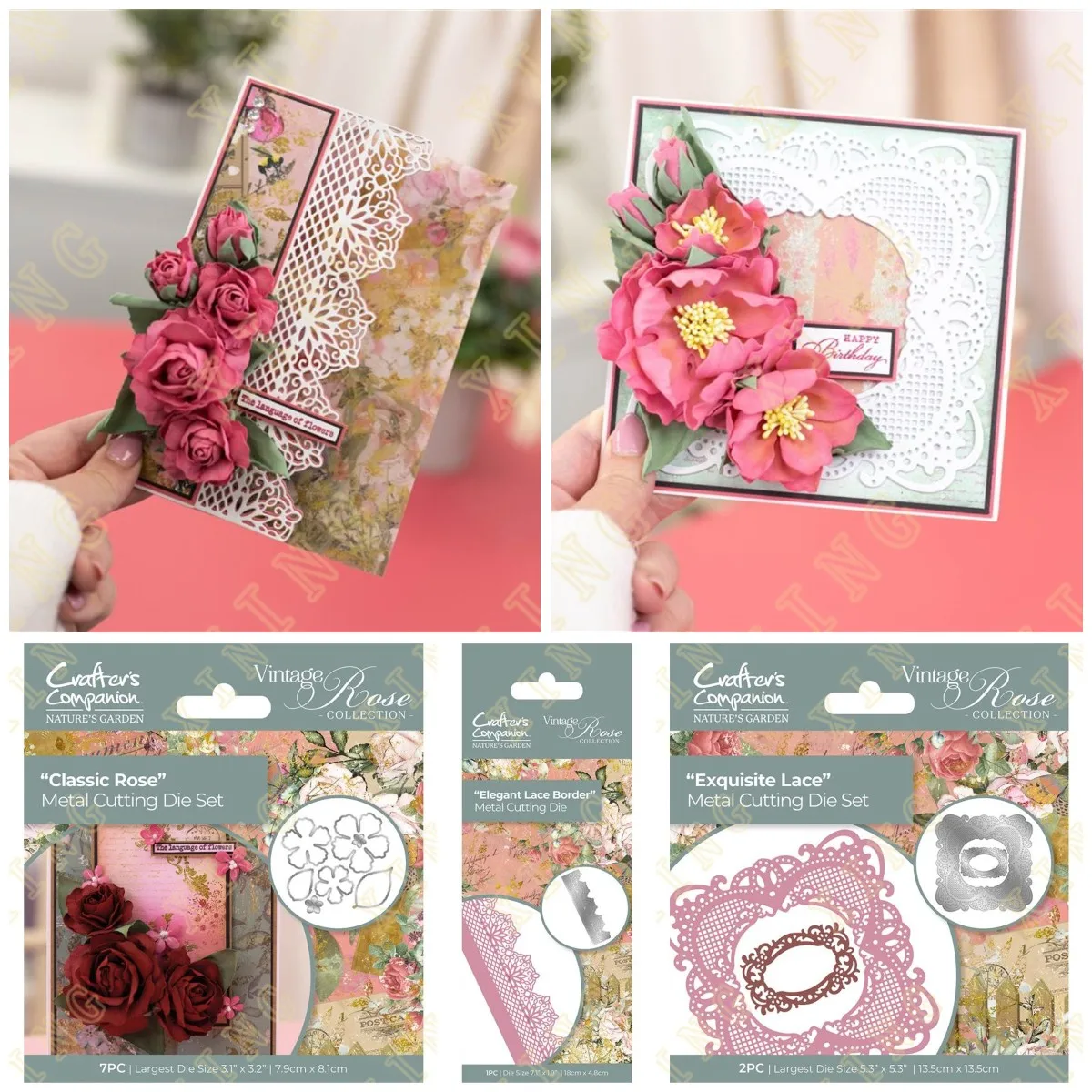 Classic Rose Exquisite Lace Metal Craft Cutting Dies for DIY Scrapbooking Paper Diary Decoration Manual Handmade Embossing New
Classic Rose Exquisite Lace Metal Craft Cutting Dies for DIY Scrapbooking Paper Diary Decoration Manual Handmade Embossing New