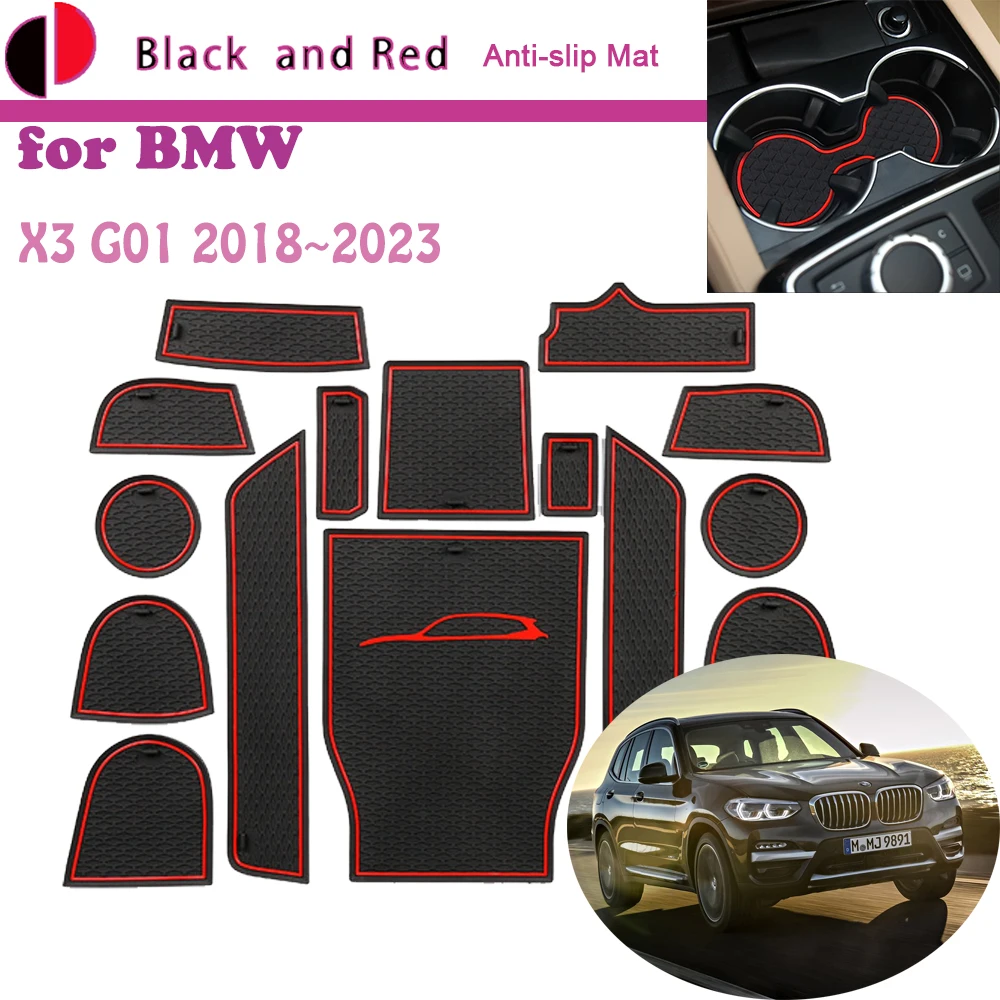 Резиновый коврик, дверной паз для BMW X3, G01, 2018 ~ 2023, 2019, 2020 2021 2022, подушка для чашки, подставка под ворота, слот для хранения, пыленепроницаемый стикер, коврик, автозапчасти
Резиновый коврик, дверной паз для BMW X3, G01, 2018 ~ 2023, 2019, 2020 2021 2022, подушка для чашки, подставка под ворота, слот для хранения, пыленепроницаемый стикер, коврик, автозапчасти