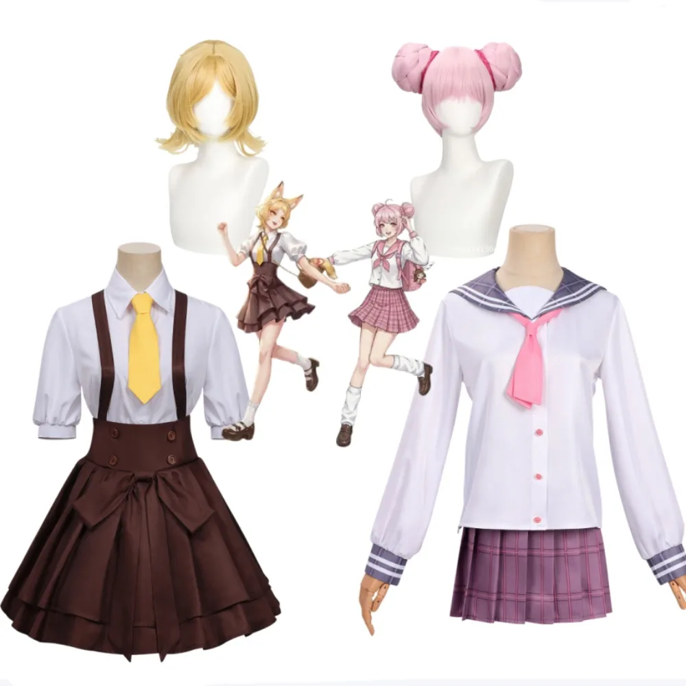 Honor of Kings Academy Hero Series Daji Xiao Qiao Cosplay Full Set Uniform with Wig Stock Adult Women Halloween Comic Con Outfit
Honor of Kings Academy Hero Series Daji Xiao Qiao Cosplay Full Set Uniform with Wig Stock Adult Women Halloween Comic Con Outfit