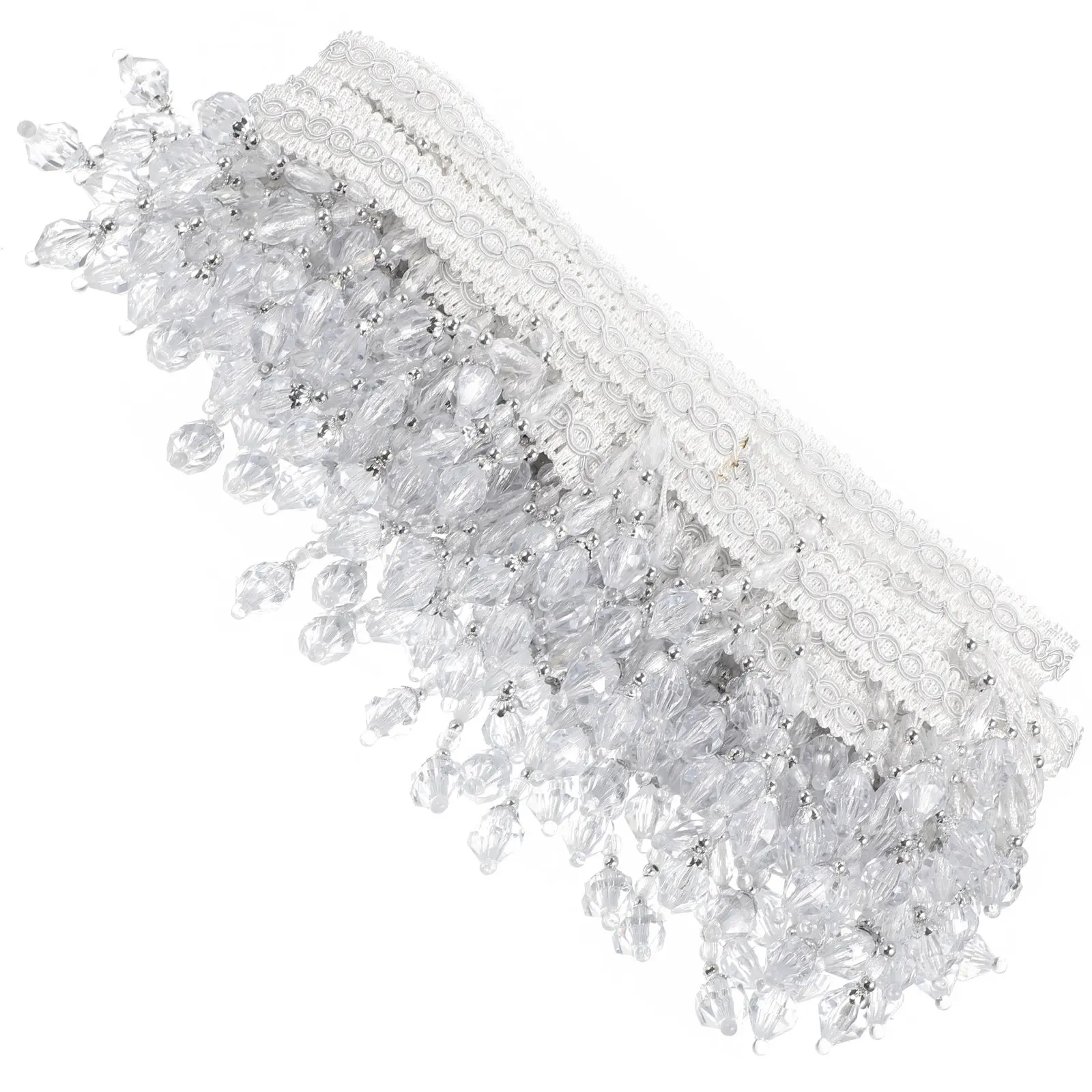 Beaded Fringe Trim Curtain DIY Supply Exquisite Polyester Tassel Edging for Sofa Roman Blind Home Decor Crafts Tailor Shop Use
Beaded Fringe Trim Curtain DIY Supply Exquisite Polyester Tassel Edging for Sofa Roman Blind Home Decor Crafts Tailor Shop Use