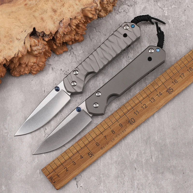D2/Damascus Steel Titanium Alloy Handle Folding Knife Outdoor Self Defense Camping Survival Lightweight Portable Tool Knife
D2/Damascus Steel Titanium Alloy Handle Folding Knife Outdoor Self Defense Camping Survival Lightweight Portable Tool Knife