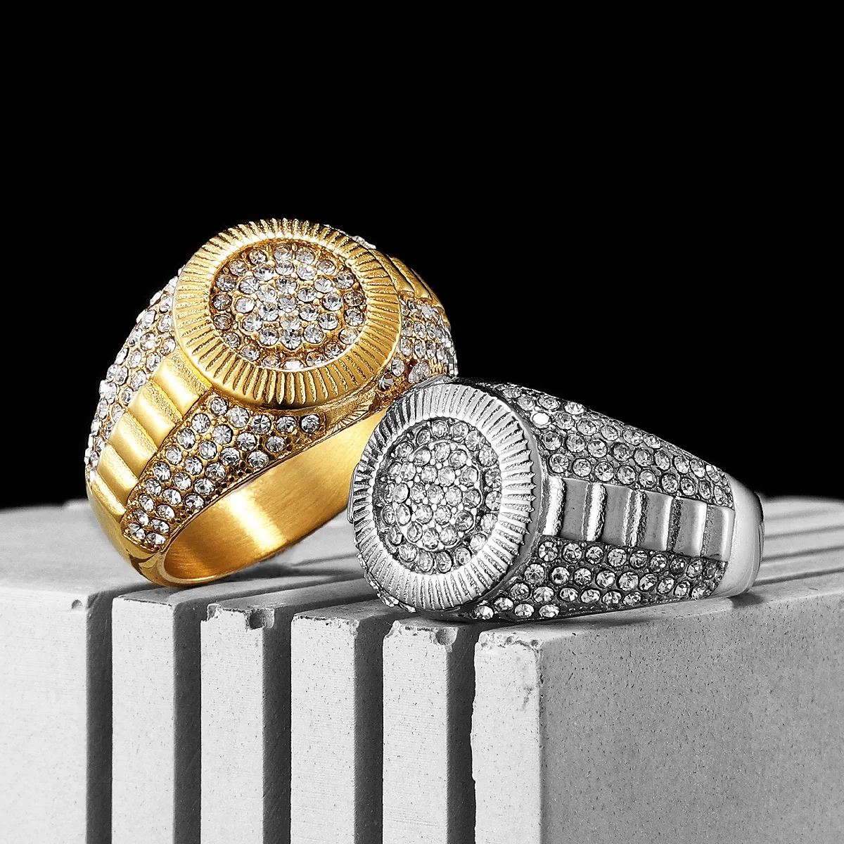 Simple Luxury Gemstone Men Rings Stainless Steel Women Fashion Jewelry Punk Trendy Luxury New In Accessories Gift Wholesale
Simple Luxury Gemstone Men Rings Stainless Steel Women Fashion Jewelry Punk Trendy Luxury New In Accessories Gift Wholesale