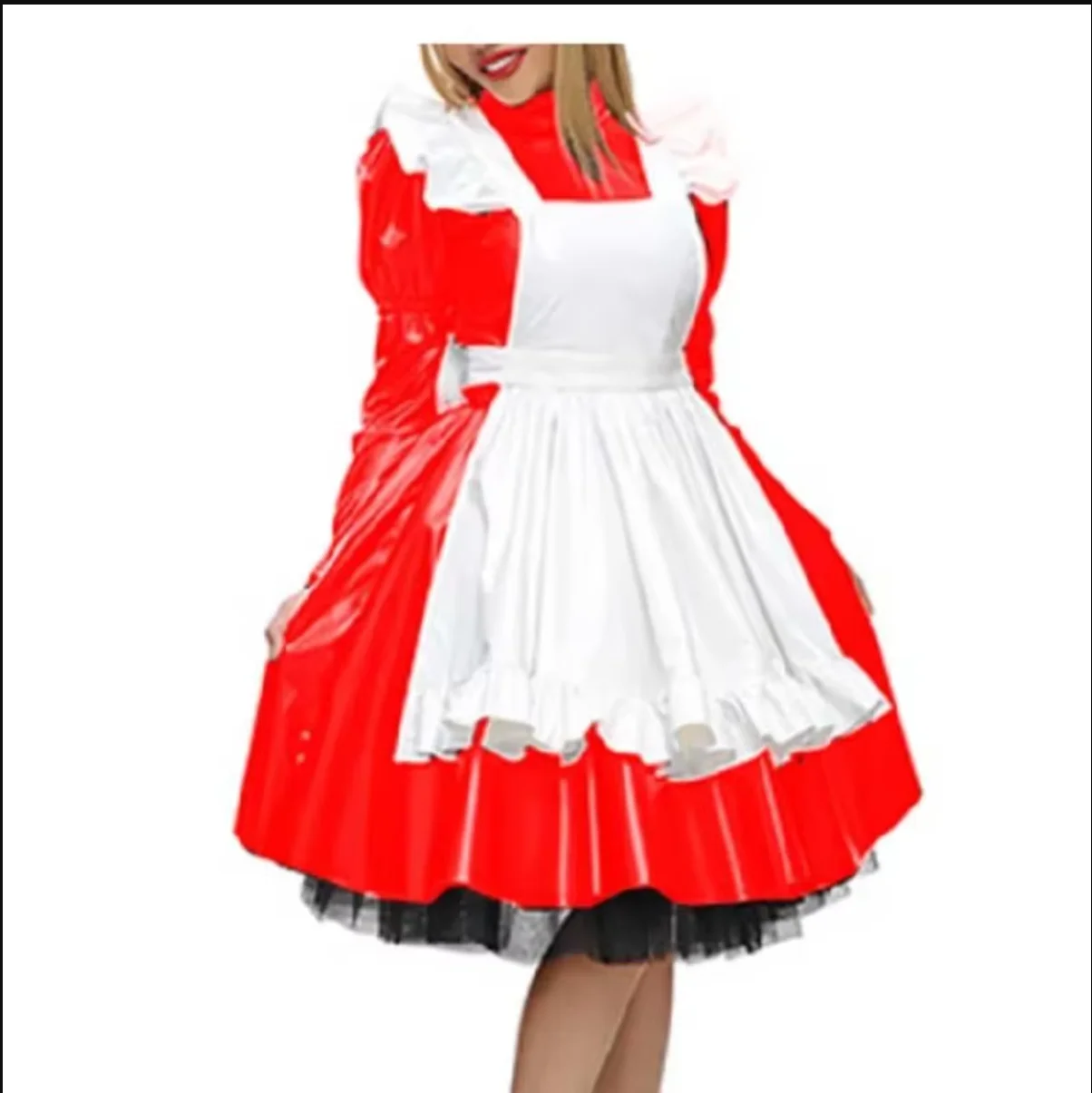French Hot Selling Dress High Neck Long Sleeve Tank Top Gothic Dress Women's A-line Pleated Dress Retro Role Playing Uniform
French Hot Selling Dress High Neck Long Sleeve Tank Top Gothic Dress Women's A-line Pleated Dress Retro Role Playing Uniform