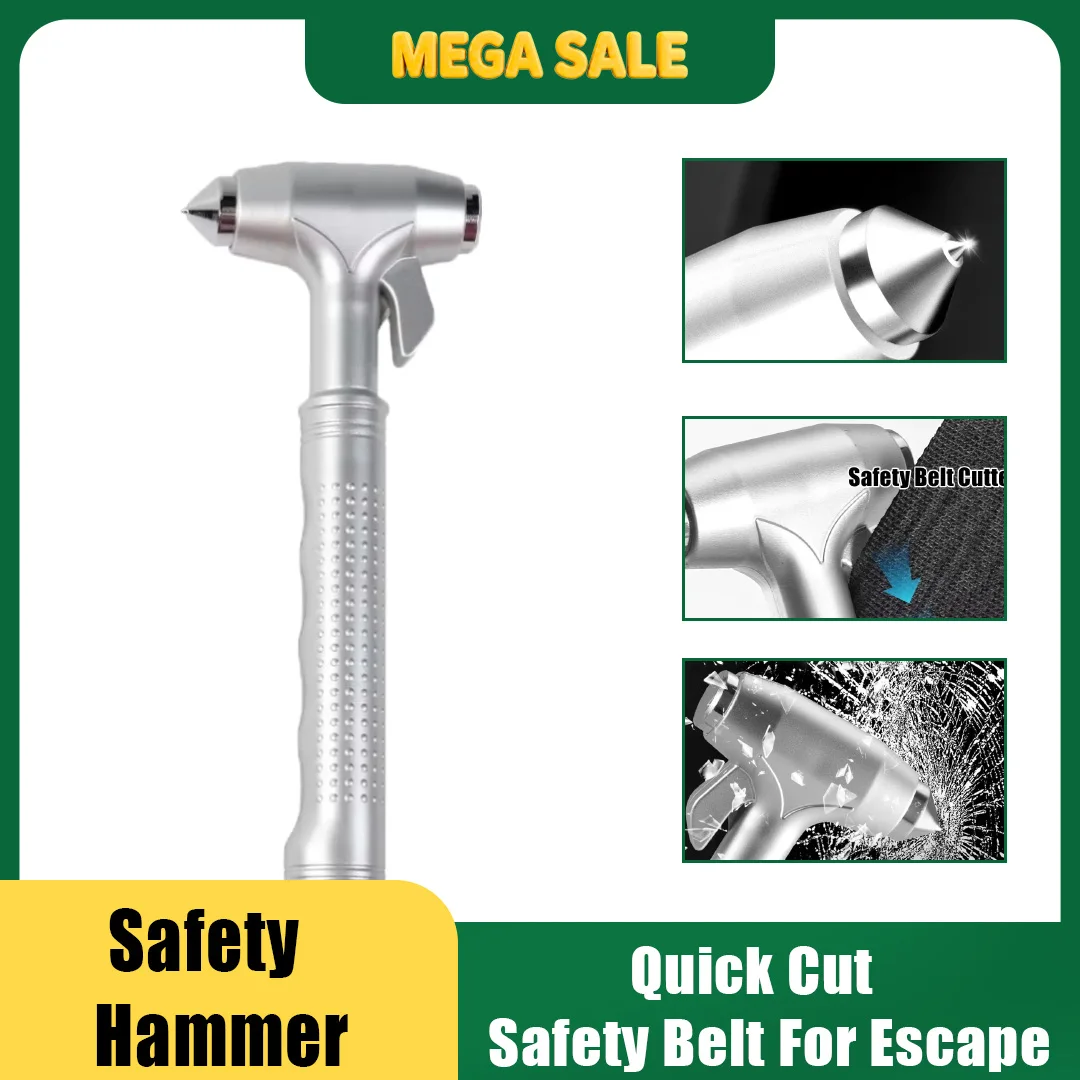 MOBIDEA Car Safety Hammer Car Window Breaker Emergency Hammer Seat Belt Cutter Suitable forCarRescue Escape Rescue Safety Hammer
MOBIDEA Car Safety Hammer Car Window Breaker Emergency Hammer Seat Belt Cutter Suitable forCarRescue Escape Rescue Safety Hammer