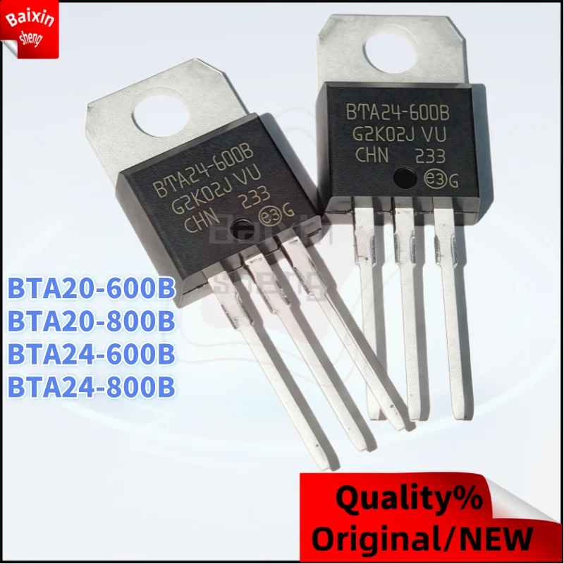 10PCS Original BTA20-600B BTA24-800B BTA20-800B BTA24-600B TO-220 BTA24 BTA20 600B 800B Bidirectional thyristor
10PCS Original BTA20-600B BTA24-800B BTA20-800B BTA24-600B TO-220 BTA24 BTA20 600B 800B Bidirectional thyristor