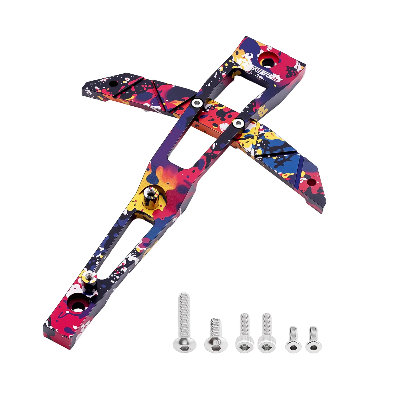 TCRC Splash Anodizing Aluminum Front Chassis Brace for 1/8 Traxxas Maxx Slash Upgrades
TCRC Splash Anodizing Aluminum Front Chassis Brace for 1/8 Traxxas Maxx Slash Upgrades