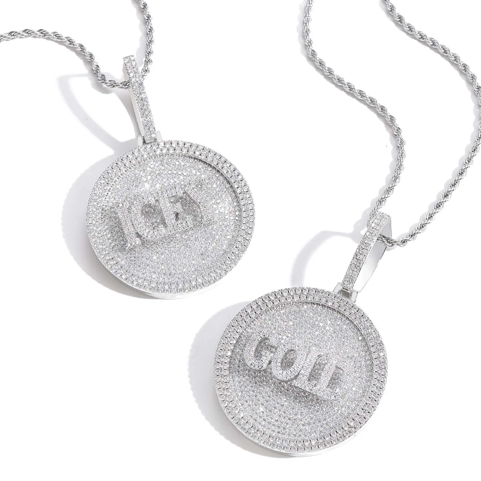 BES New Arrivals Custom Round Shape Pendant Letter Names Necklace Hip Hop Name Plate Pendant Rapper Hip Hop Jewelry for Men
BES New Arrivals Custom Round Shape Pendant Letter Names Necklace Hip Hop Name Plate Pendant Rapper Hip Hop Jewelry for Men