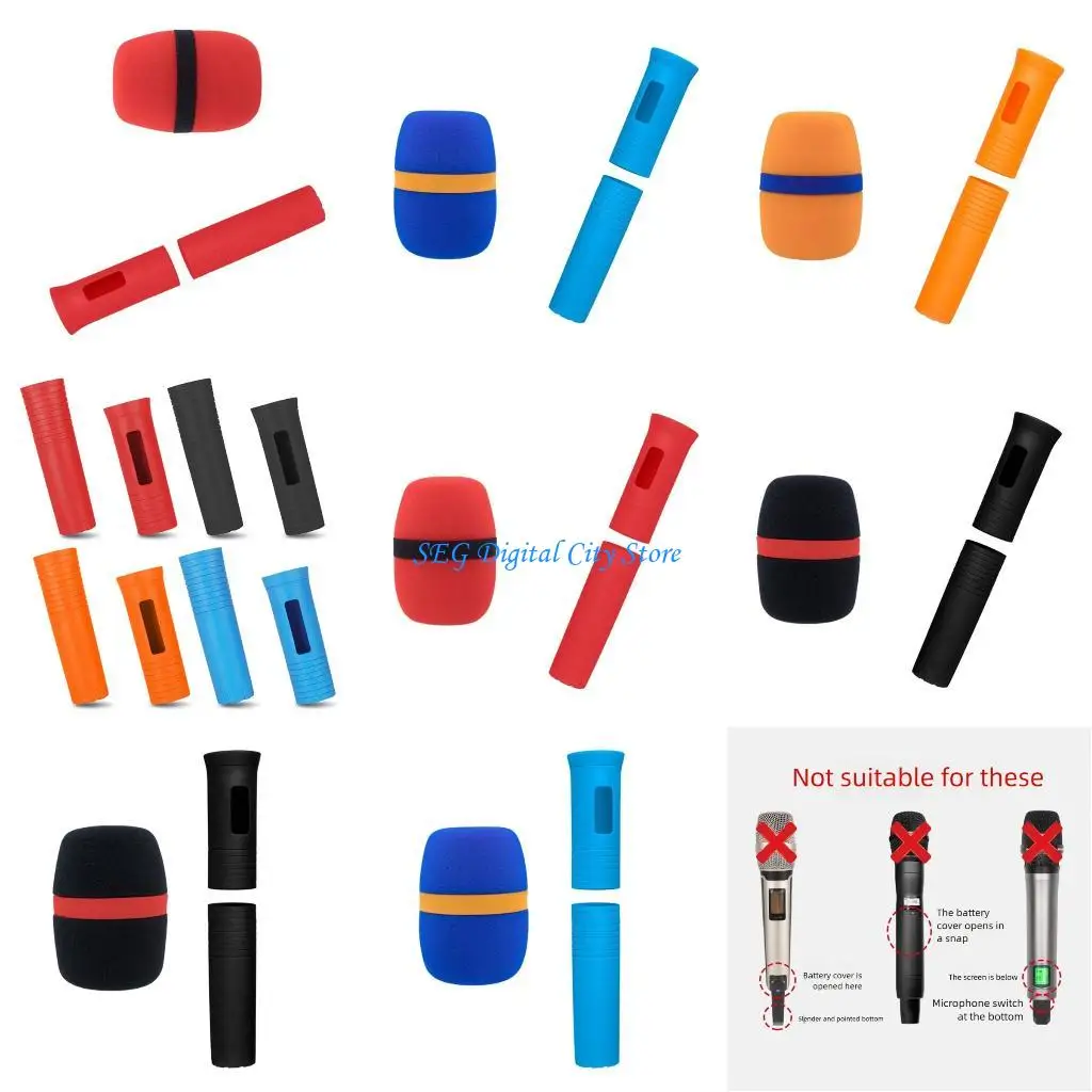 U75B Wireless Microphone Protective Case Handle Cover Protector KTV Accessories
U75B Wireless Microphone Protective Case Handle Cover Protector KTV Accessories