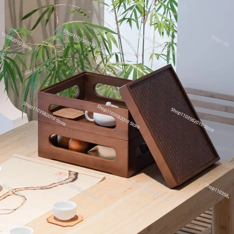 Настольный пылезащитный шкаф-органайзер из массива дерева в новом китайском стиле (бамбук) для косметики и учебы
Настольный пылезащитный шкаф-органайзер из массива дерева в новом китайском стиле (бамбук) для косметики и учебы