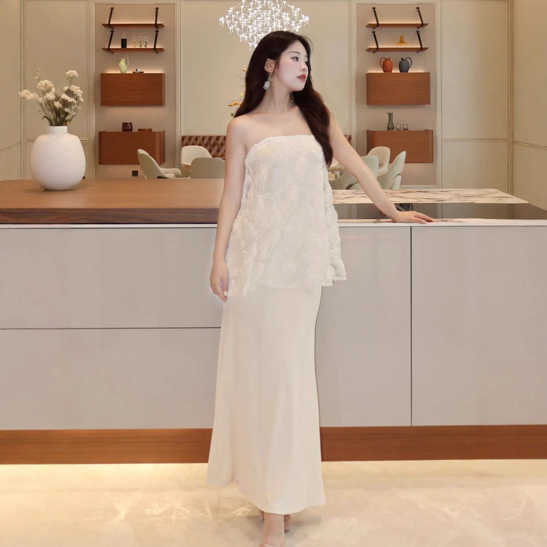 Morning Dress Bridal Elegant Long Super Light Wedding 2026 New Style White Tube Top Toast for Women
Morning Dress Bridal Elegant Long Super Light Wedding 2026 New Style White Tube Top Toast for Women