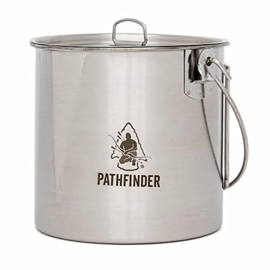 Stainl Steel Bush Pot and Lid Set 64 ounce
Stainl Steel Bush Pot and Lid Set 64 ounce