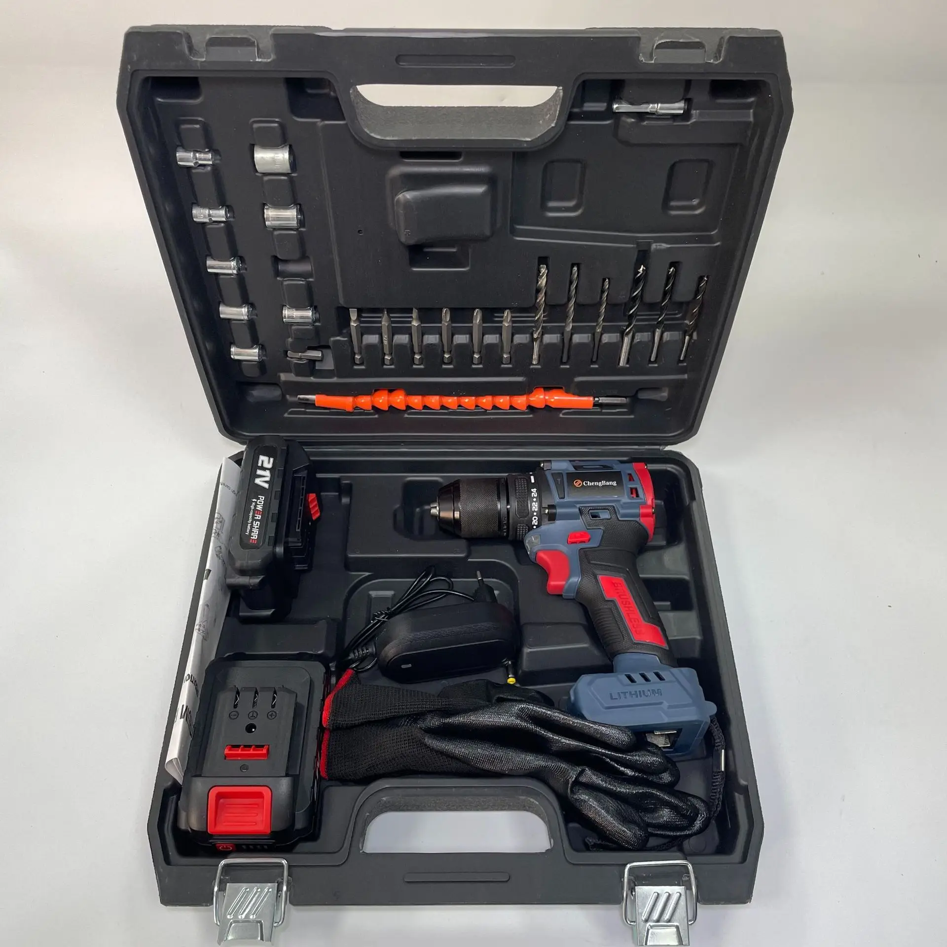 T set lithium battery brushless hand drill 2604B
T set lithium battery brushless hand drill 2604B