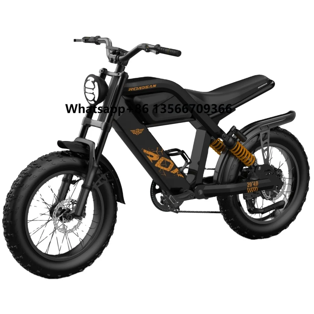 ROADSAN 2024 HOT SALES ELECTRIC BICYCLE R8 48V 1000W 20AH FAT TIRE HIGH QUALITY EBIKE
ROADSAN 2024 HOT SALES ELECTRIC BICYCLE R8 48V 1000W 20AH FAT TIRE HIGH QUALITY EBIKE