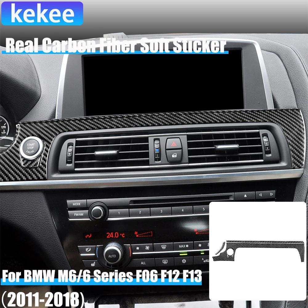 Real Carbon Fiber Car Accessories Dashboard Vent Surround Cover Soft Sticker For BMW 6 Series/M6 F06 F12 F13 M Sport 2011—2018
Real Carbon Fiber Car Accessories Dashboard Vent Surround Cover Soft Sticker For BMW 6 Series/M6 F06 F12 F13 M Sport 2011—2018