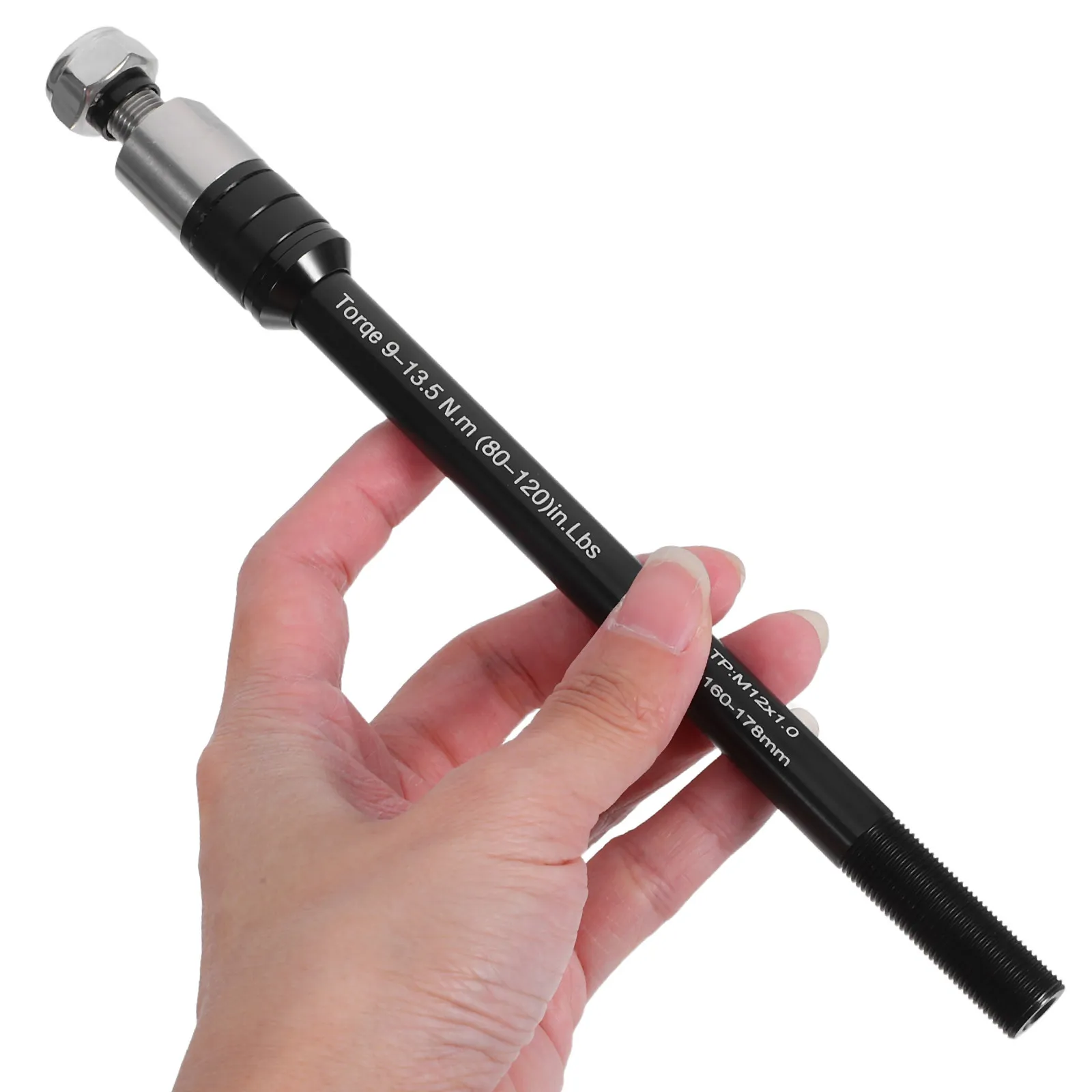 1Set Precision Engineered Bike Trailer Axle Kit Quick Release Skewer Metal Thru-Axle for Road Front Rear Hub Compatibility