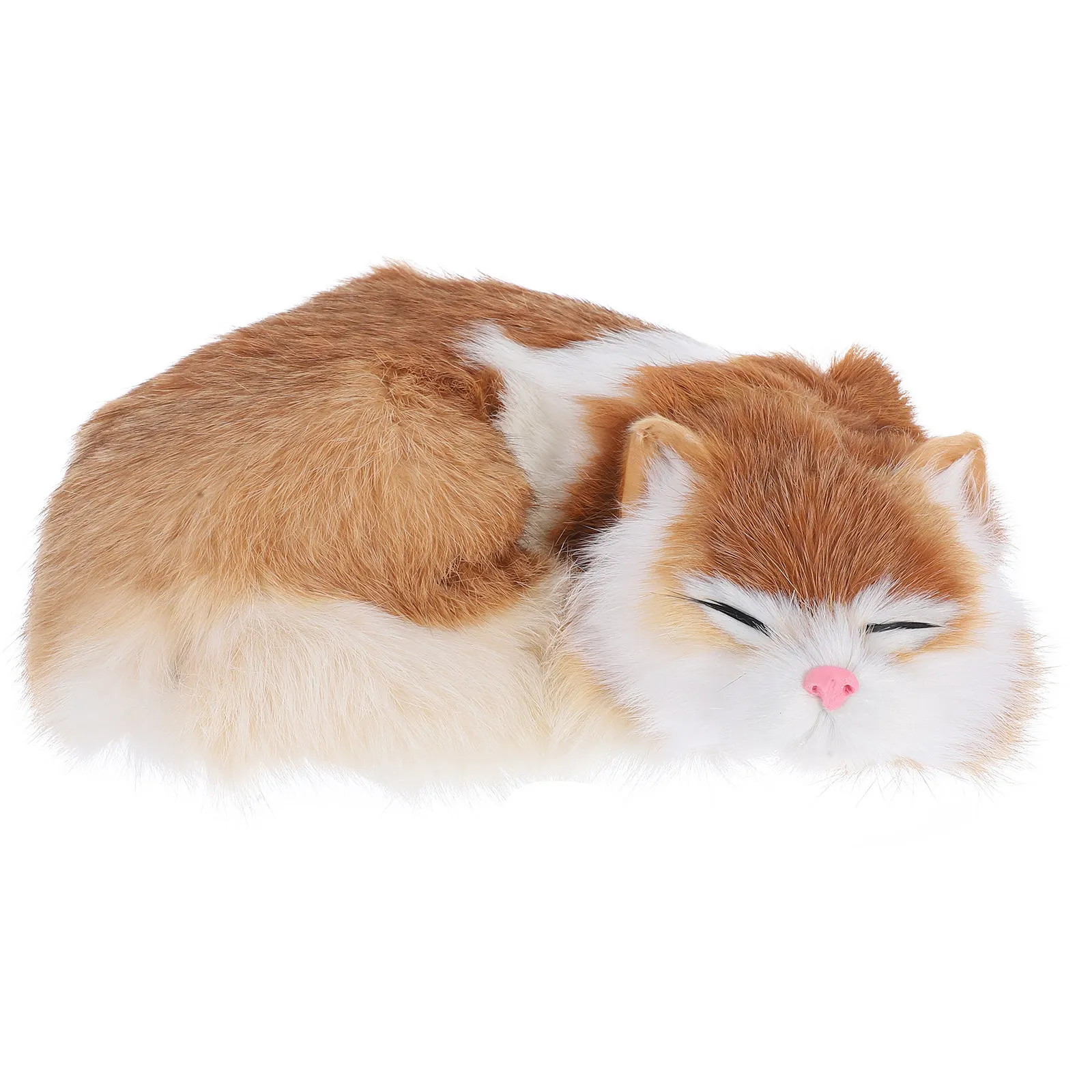 Realistic Sleeping Cat Simulation Yellow Synthetic Kitten Decorative Shelf Home Office Stuffed Animal Photo Prop
Realistic Sleeping Cat Simulation Yellow Synthetic Kitten Decorative Shelf Home Office Stuffed Animal Photo Prop