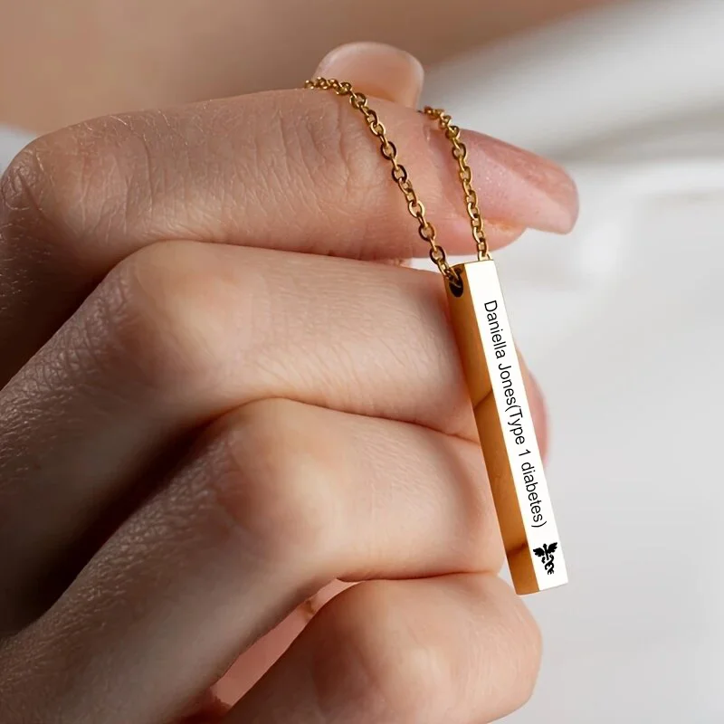 Stainless Steel Custom Medical Alert Necklace,Engraved Emergency Medical ID Tag Pendant for Men Women,Med Alert Jewelry
Stainless Steel Custom Medical Alert Necklace,Engraved Emergency Medical ID Tag Pendant for Men Women,Med Alert Jewelry
