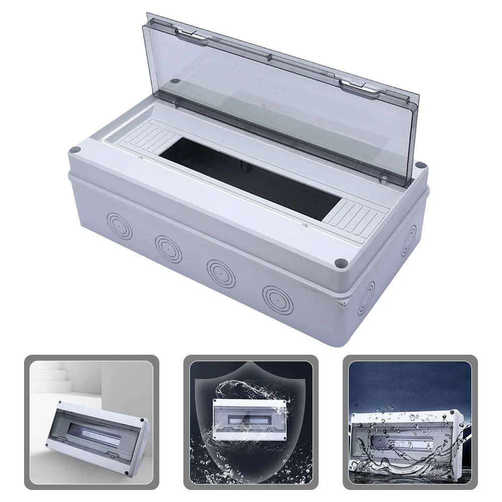 Водонепроницаемый пылезащищенный распределительный электрический пластиковый короб на 18 цепей для наружного применения, распределительный щиток для автодомов, всепогодный силовой бокс
Водонепроницаемый пылезащищенный распределительный электрический пластиковый короб на 18 цепей для наружного применения, распределительный щиток для автодомов, всепогодный силовой бокс