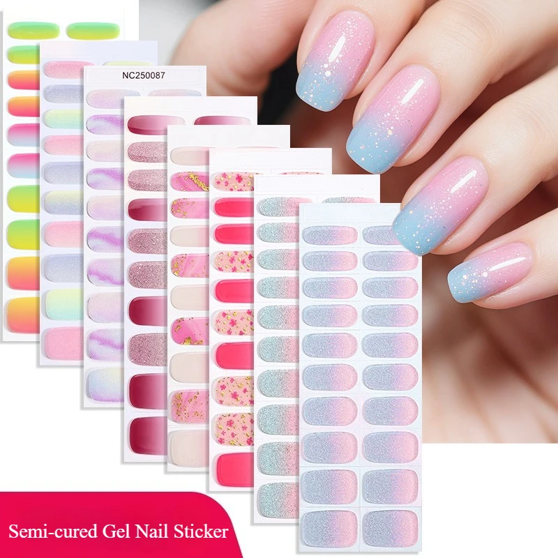 20 наколов, градиентная французская полуотвержденная гелевая наклейка для ногтей, УФ-лампа, необходимое полное покрытие, гель-лак для ногтей, обертывания, маникюр, пресс для ногтей, наклейка
20 наколов, градиентная французская полуотвержденная гелевая наклейка для ногтей, УФ-лампа, необходимое полное покрытие, гель-лак для ногтей, обертывания, маникюр, пресс для ногтей, наклейка