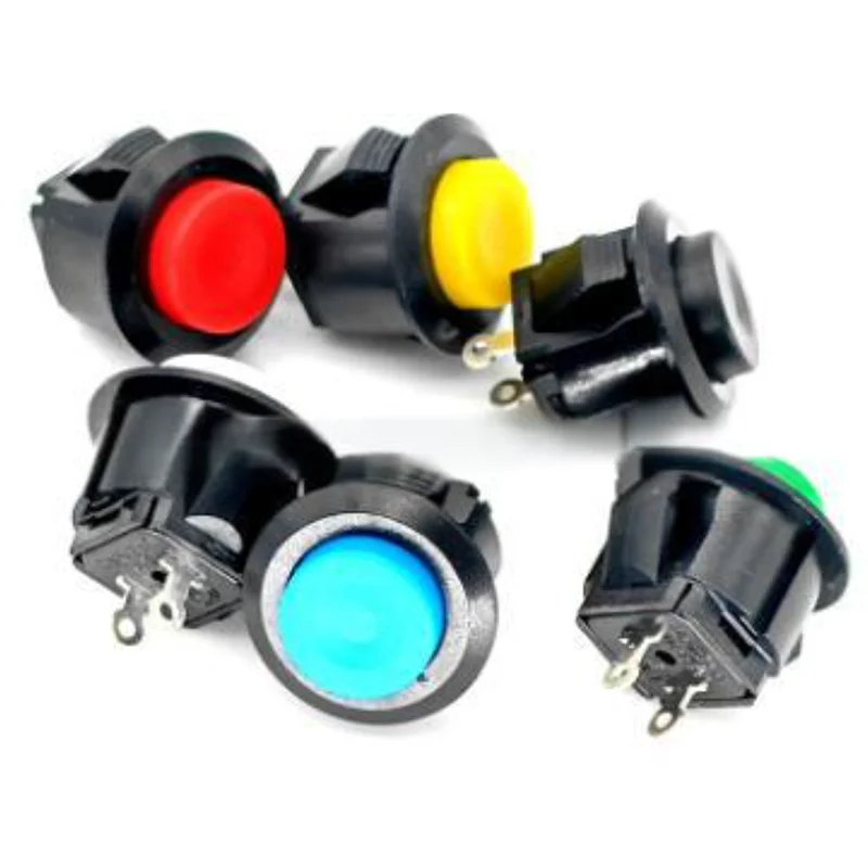 Momentary Push Button Switch 6A/125VAC 3A/250VAC Dia.16mm Momentary Round Power Switches 2/5/10/30/50/100pcs R13-507
Momentary Push Button Switch 6A/125VAC 3A/250VAC Dia.16mm Momentary Round Power Switches 2/5/10/30/50/100pcs R13-507