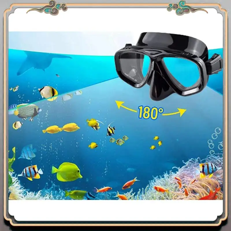 Durable Dry Snorkel Set Diving Mask Professional Scuba Swimming Goggles Anti-Leak Anti-Fog Wide View Lenses Adults(Black)
Durable Dry Snorkel Set Diving Mask Professional Scuba Swimming Goggles Anti-Leak Anti-Fog Wide View Lenses Adults(Black)
