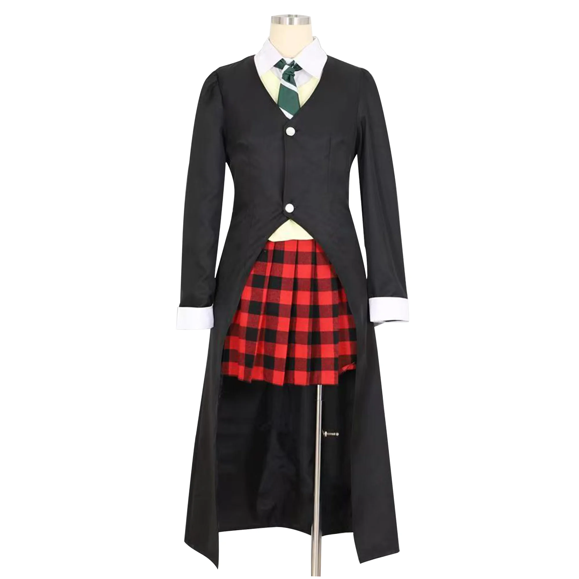 Maka Albarn Cosplay Costume Full Set Black Uniform With Cloak Anime School Party Outfits
Maka Albarn Cosplay Costume Full Set Black Uniform With Cloak Anime School Party Outfits