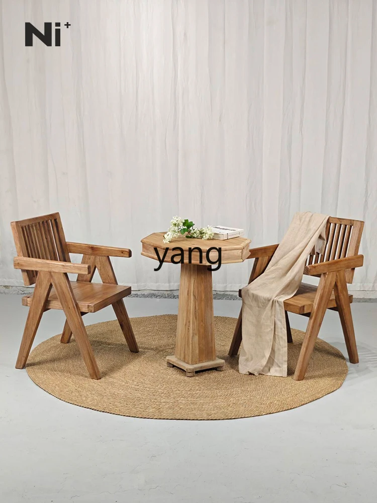 LMM medieval homestay courtyard solid wood leisure chair restaurant armchair
LMM medieval homestay courtyard solid wood leisure chair restaurant armchair