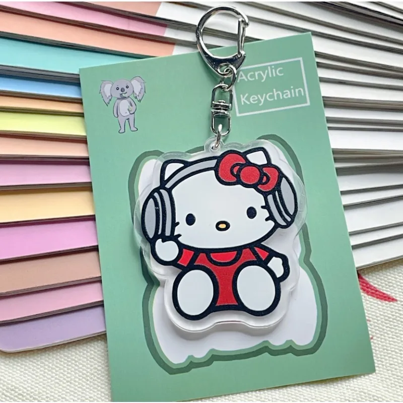 Hello Kitty Sanrio Cute and Beautiful Keychain Anime Action Doll Acrylic Backpack Decoration New Year Children's Birthday Gift
Hello Kitty Sanrio Cute and Beautiful Keychain Anime Action Doll Acrylic Backpack Decoration New Year Children's Birthday Gift