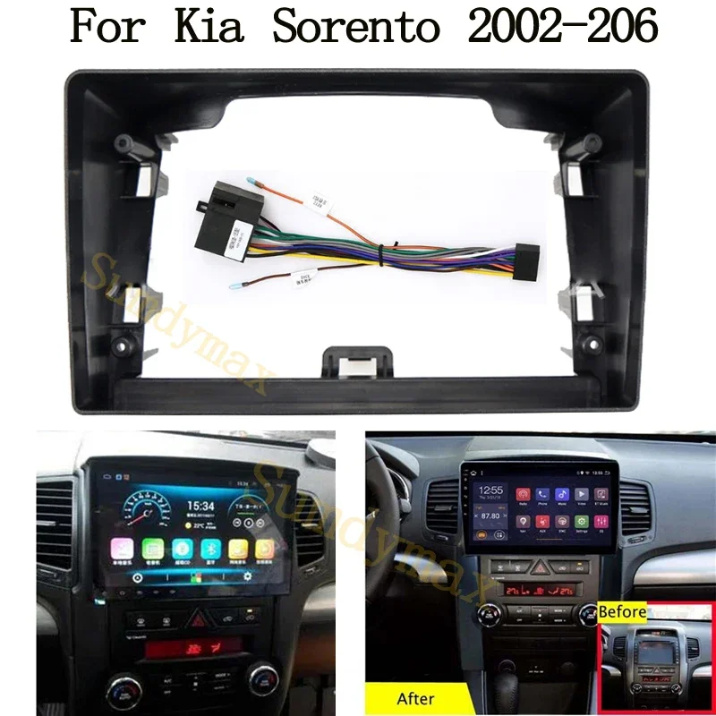 9-дюймовая рамка для автомобильного радиоприемника для Kia Sorento 2002-2006, автомобильная аудиосистема, стереосистема Android, комплект приборной панели, лицевая панель, рамка Fascias
9-дюймовая рамка для автомобильного радиоприемника для Kia Sorento 2002-2006, автомобильная аудиосистема, стереосистема Android, комплект приборной панели, лицевая панель, рамка Fascias