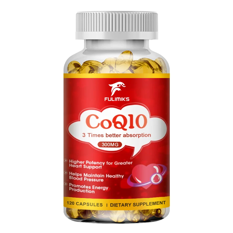 Coenzyme Q10 Capsules, 300 Mg Each, To Promote Cardiovascular Health and Heart Health, Provide Energy To Support Joint Health
Coenzyme Q10 Capsules, 300 Mg Each, To Promote Cardiovascular Health and Heart Health, Provide Energy To Support Joint Health