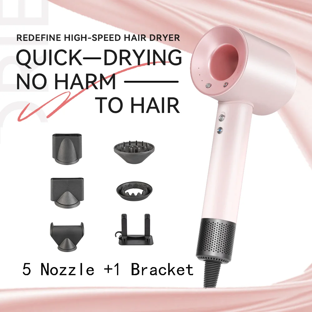 Профессиональный безлистный фен, электрический фен, высокая скорость, 1600 Вт, отрицательный, 200 миллионов анионовых фен, бесшумная сушилка для волос
Профессиональный безлистный фен, электрический фен, высокая скорость, 1600 Вт, отрицательный, 200 миллионов анионовых фен, бесшумная сушилка для волос