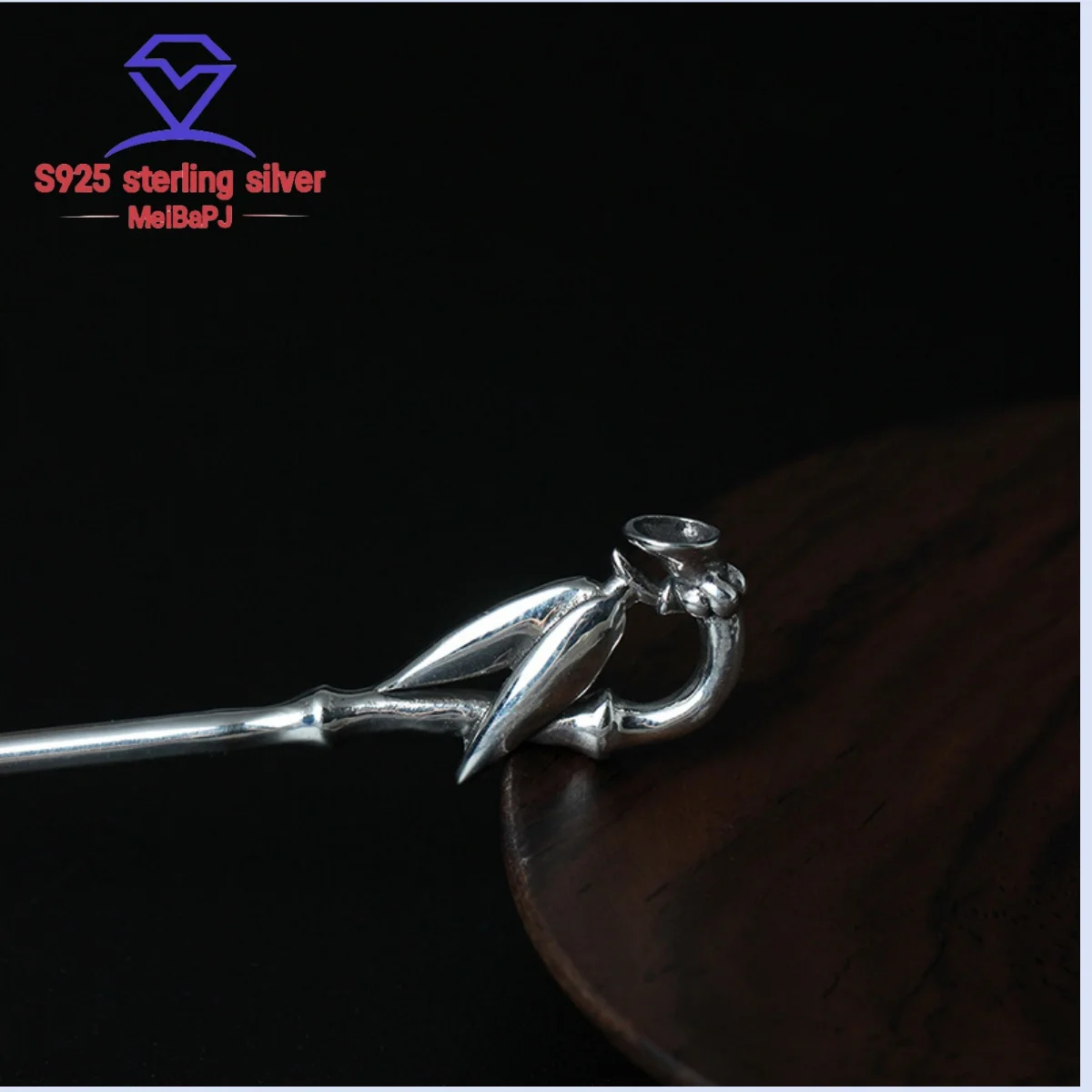 MeiBapJ Retro S925 New Pure Silver Bamboo Women's Hair Stick Exquisite Fashion Party Wedding Jewelry Gift Free Shipping
MeiBapJ Retro S925 New Pure Silver Bamboo Women's Hair Stick Exquisite Fashion Party Wedding Jewelry Gift Free Shipping