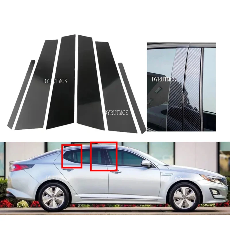 Car Door Window BC Pillar Post Cover Trim Sticker Fit For KIA Optima K5 2011 -2015 Glossy Black/Carbon Fiber Style
Car Door Window BC Pillar Post Cover Trim Sticker Fit For KIA Optima K5 2011 -2015 Glossy Black/Carbon Fiber Style