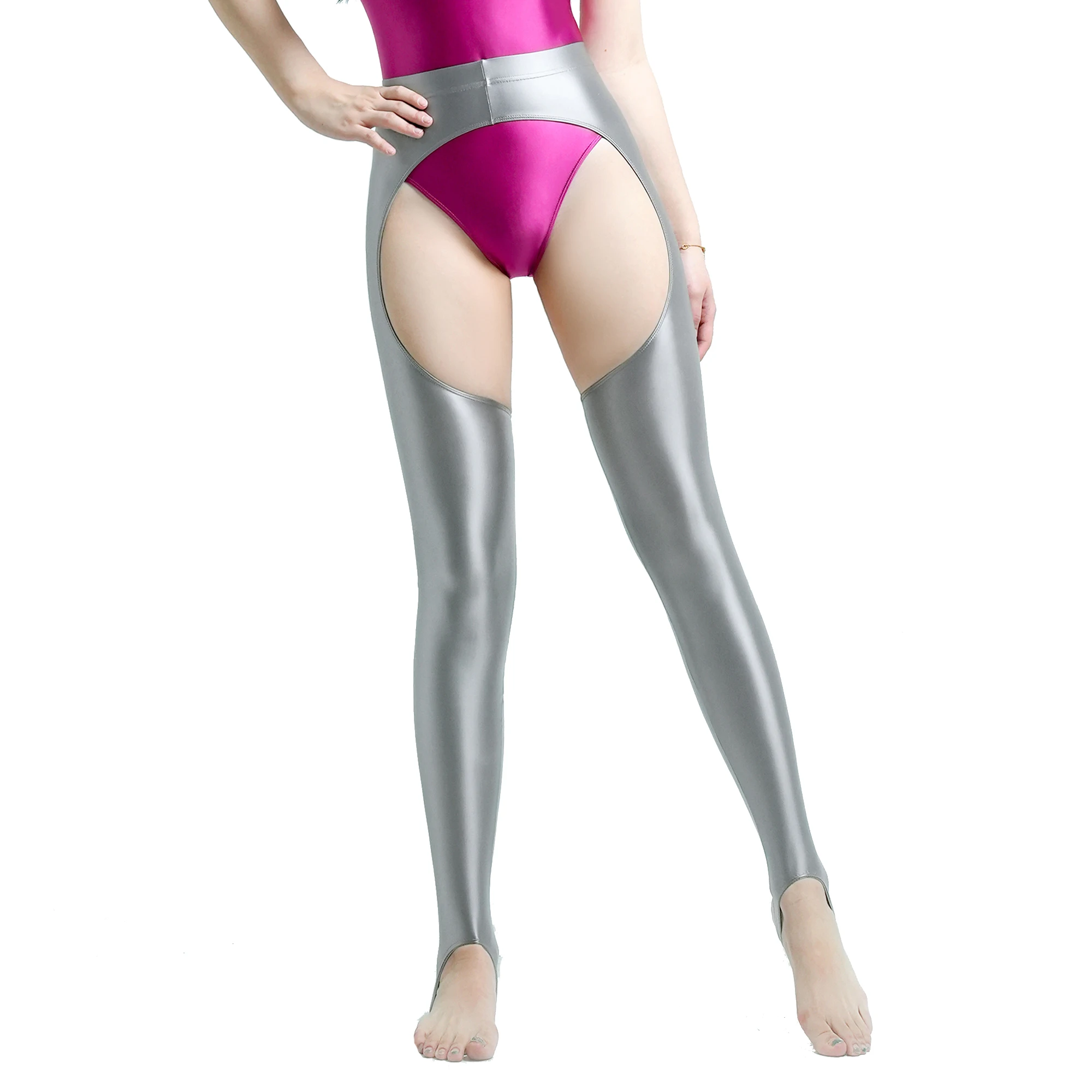 MJINM Summer Women Spandex Hollow-out Leggings Opaque Shiny Glossy Yoga Pilates Tights Elastic Sexy Oily Ankle-hugging Leggings
MJINM Summer Women Spandex Hollow-out Leggings Opaque Shiny Glossy Yoga Pilates Tights Elastic Sexy Oily Ankle-hugging Leggings