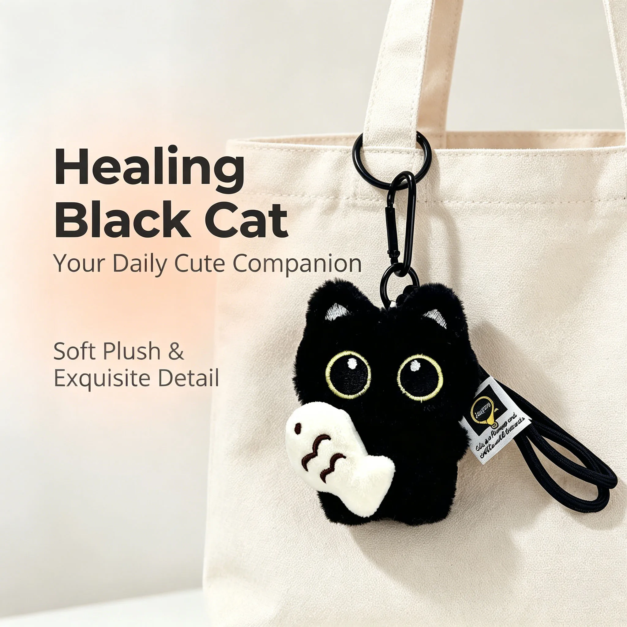 Hot Sale 2Pcs Kawaii Black Cat Plush Keychain, Cute Bag Pendant Charms, Car Key Ring Accessories Cool Doll Gift For Women Couple
Hot Sale 2Pcs Kawaii Black Cat Plush Keychain, Cute Bag Pendant Charms, Car Key Ring Accessories Cool Doll Gift For Women Couple