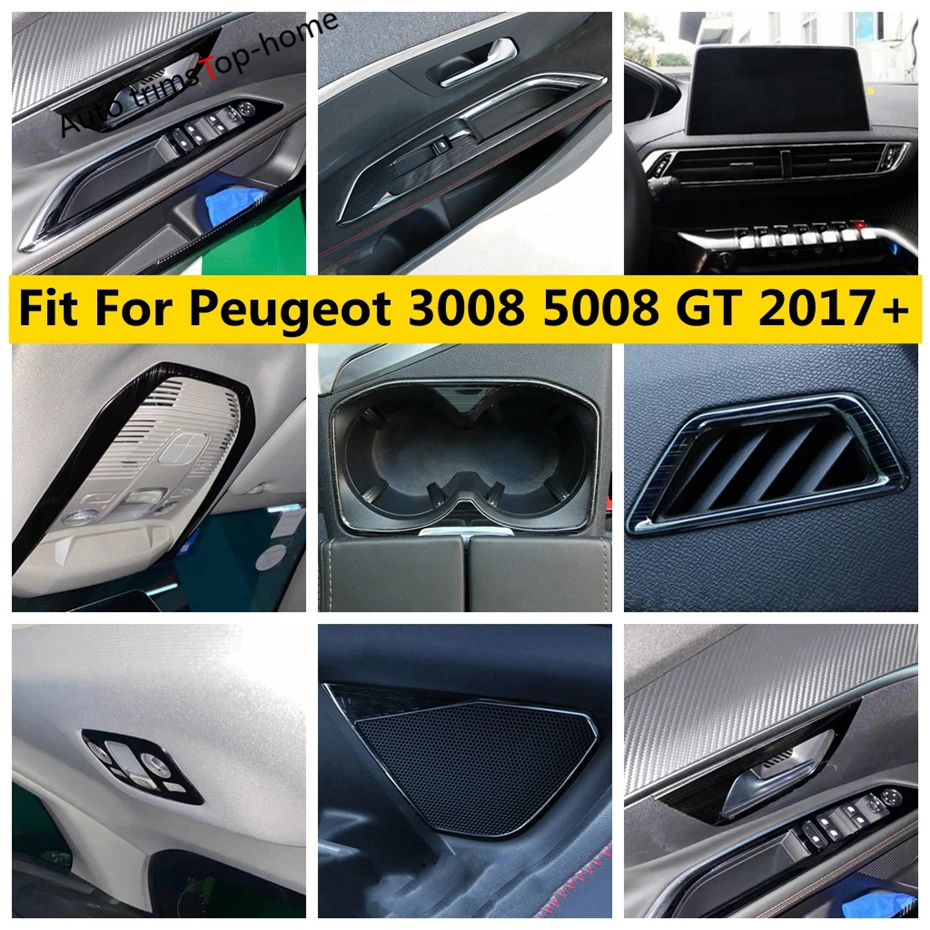 Air Outlet AC Vent Decor Frame Door Handle Bowl Water Cup Holder Window Lift Cover Trim Fit For Peugeot 3008 5008 GT 2017 - 2023
Air Outlet AC Vent Decor Frame Door Handle Bowl Water Cup Holder Window Lift Cover Trim Fit For Peugeot 3008 5008 GT 2017 - 2023