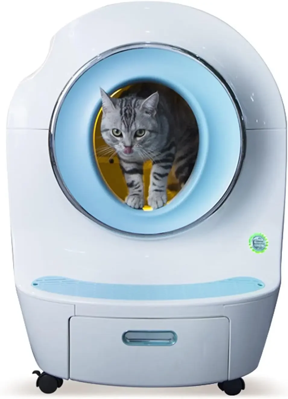 Warehouse Low Noise Cat Litter Box 9L Cat Litter Capacity, Suitable for Cats Within 33lbs Cat Litter Box ( Color : White )
Warehouse Low Noise Cat Litter Box 9L Cat Litter Capacity, Suitable for Cats Within 33lbs Cat Litter Box ( Color : White )