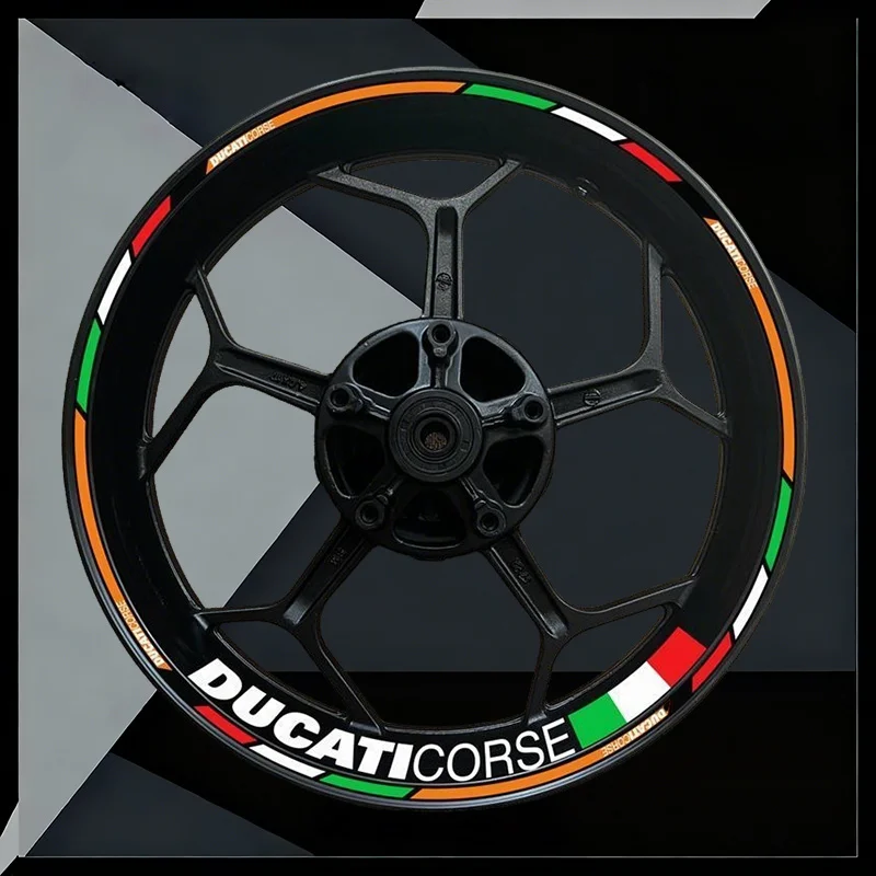 Motorcycle Ducati wheel hub sticker modification inner ring sticker waterproof For Ducati Corse V2V4/821/959/939/796/795 Monster
Motorcycle Ducati wheel hub sticker modification inner ring sticker waterproof For Ducati Corse V2V4/821/959/939/796/795 Monster
