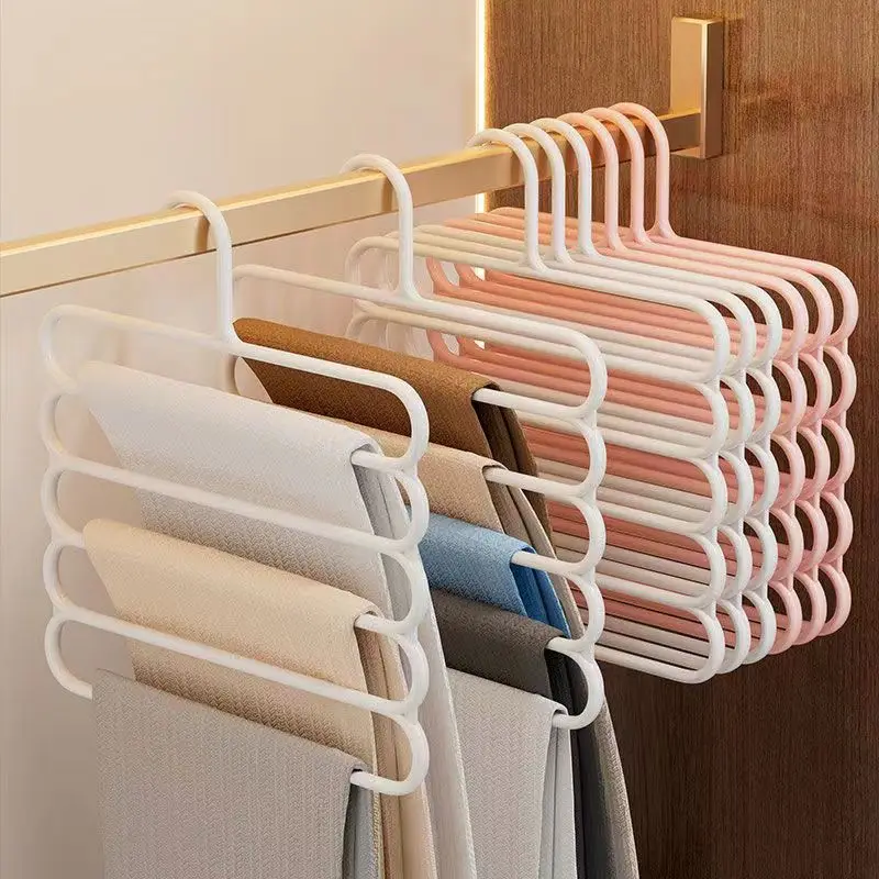 Non Slip Pants Hangers Home Dormitory Save Space Pants Jeans Hanger Multi Layers Storage Magic Pants Rack Scarf Hanging Rack
Non Slip Pants Hangers Home Dormitory Save Space Pants Jeans Hanger Multi Layers Storage Magic Pants Rack Scarf Hanging Rack
