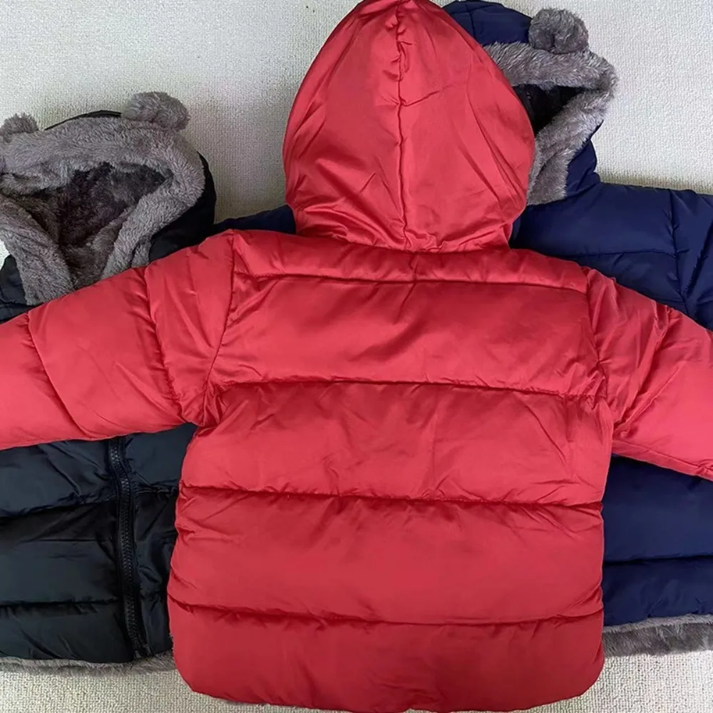 2024 Cashmere Children Coat Fleece Cotton Boys Girls Parka Outerwear Solid Color Warm Hooded Jackets for 1-6 Years New Year
2024 Cashmere Children Coat Fleece Cotton Boys Girls Parka Outerwear Solid Color Warm Hooded Jackets for 1-6 Years New Year