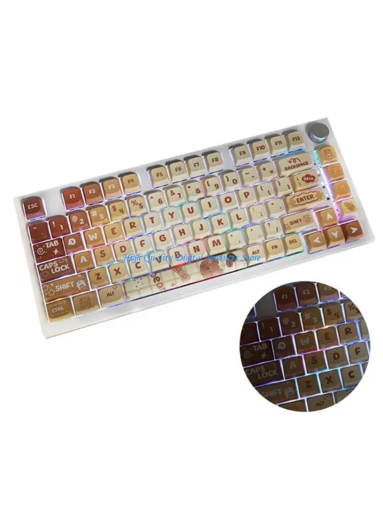U2JE XDA PBT Keycaps for 133 Keys Mechanical Keyboard Keycap DyeSub Bear
U2JE XDA PBT Keycaps for 133 Keys Mechanical Keyboard Keycap DyeSub Bear