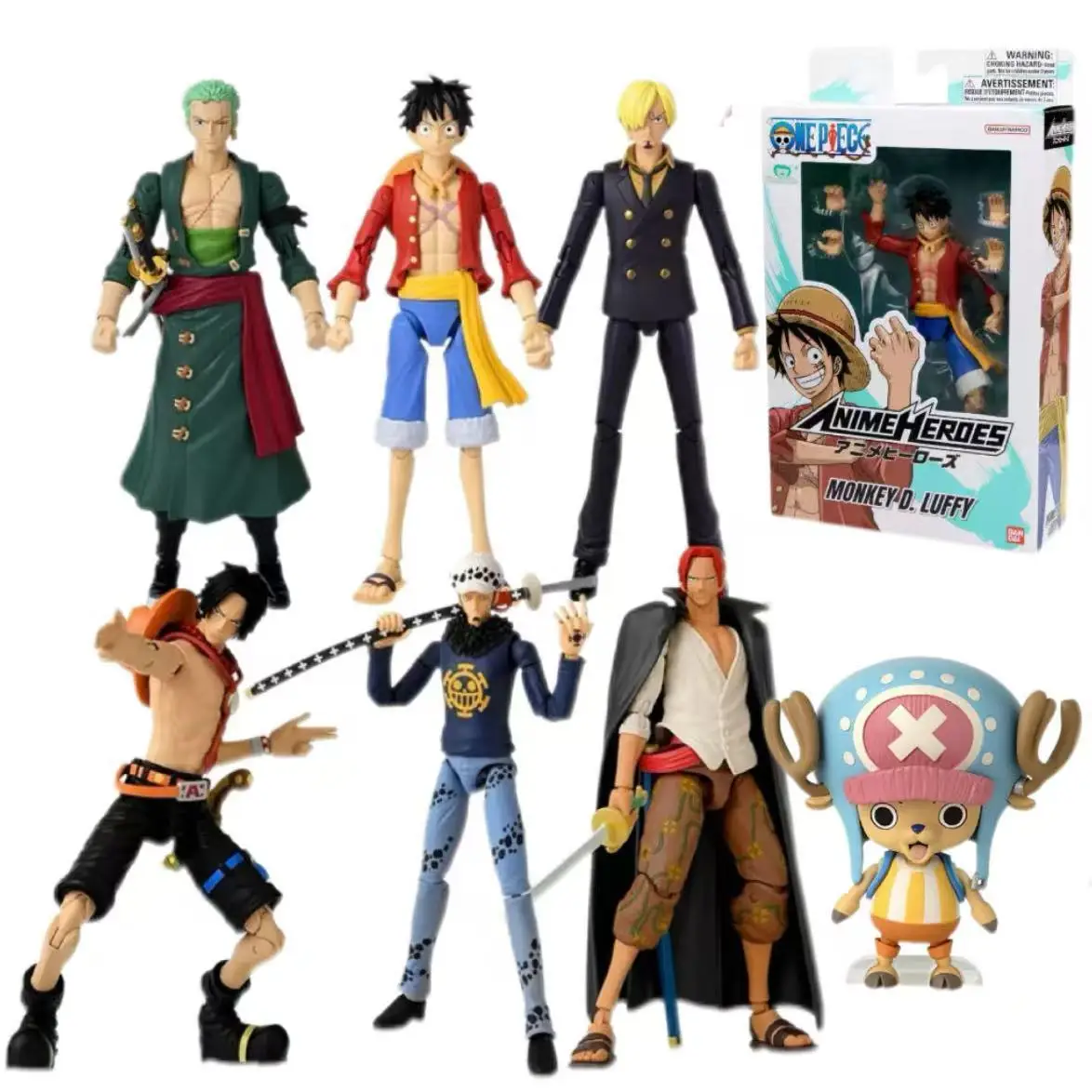 BANDAI Genuine One Piece Action Figure Series Roronoa Zoro Three Sword Style Ace Tony Tony Chopper Sanji Model Collectible Toy
BANDAI Genuine One Piece Action Figure Series Roronoa Zoro Three Sword Style Ace Tony Tony Chopper Sanji Model Collectible Toy