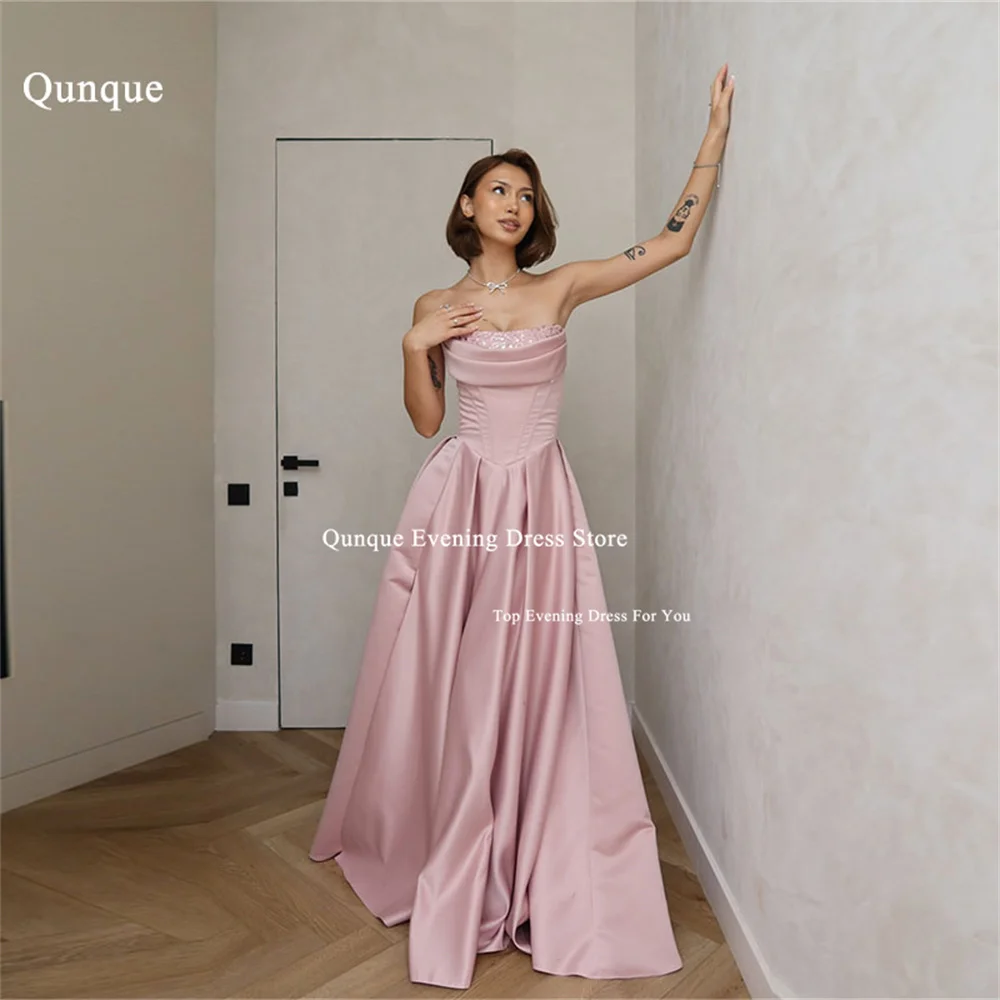 Qunque Elegant Evening Dresses Pink Satin Long A Line платье женское вечернее Sequined Prom Gown Customized
Qunque Elegant Evening Dresses Pink Satin Long A Line платье женское вечернее Sequined Prom Gown Customized