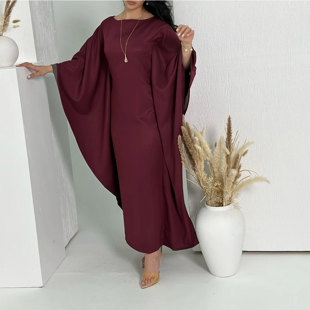 Customized Temperament Ruched Crew Neck Ankle Length A-Line Vestidos Para Mujer Custom Size Satin Long Sleeves платье 
Customized Temperament Ruched Crew Neck Ankle Length A-Line Vestidos Para Mujer Custom Size Satin Long Sleeves платье