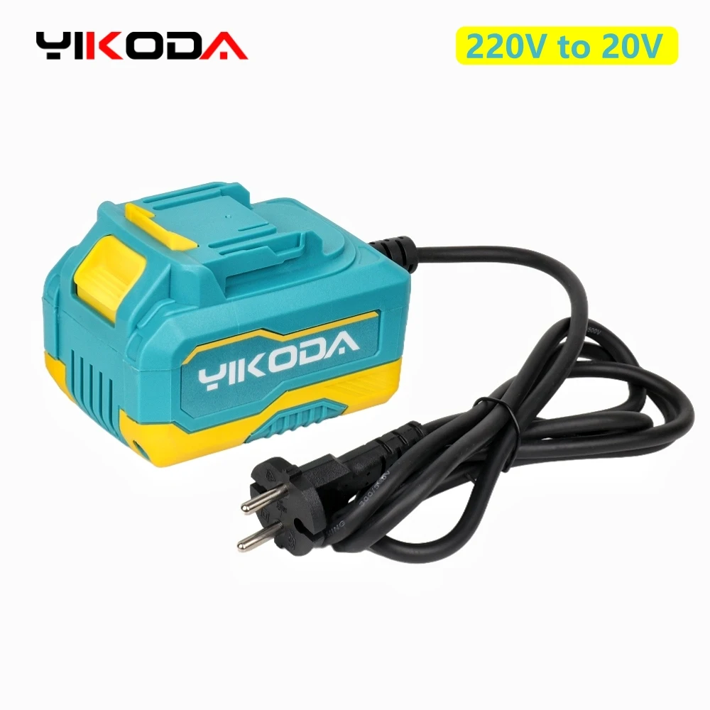 YIKODA AC 220–DC 20 В 40 А/55 А адаптер питания Makita, совместимый интерфейс для электроинструментов 18 В для электроинструментов
YIKODA AC 220–DC 20 В 40 А/55 А адаптер питания Makita, совместимый интерфейс для электроинструментов 18 В для электроинструментов