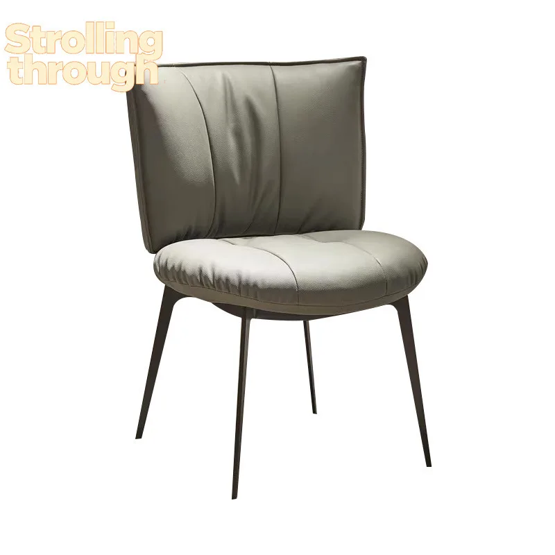 Обеденный стул для дома, высококачественный, простой, минималистичный, с спинкой, в итальянском стиле, для ресторана, обеденный стол, кожаный табурет
Обеденный стул для дома, высококачественный, простой, минималистичный, с спинкой, в итальянском стиле, для ресторана, обеденный стол, кожаный табурет