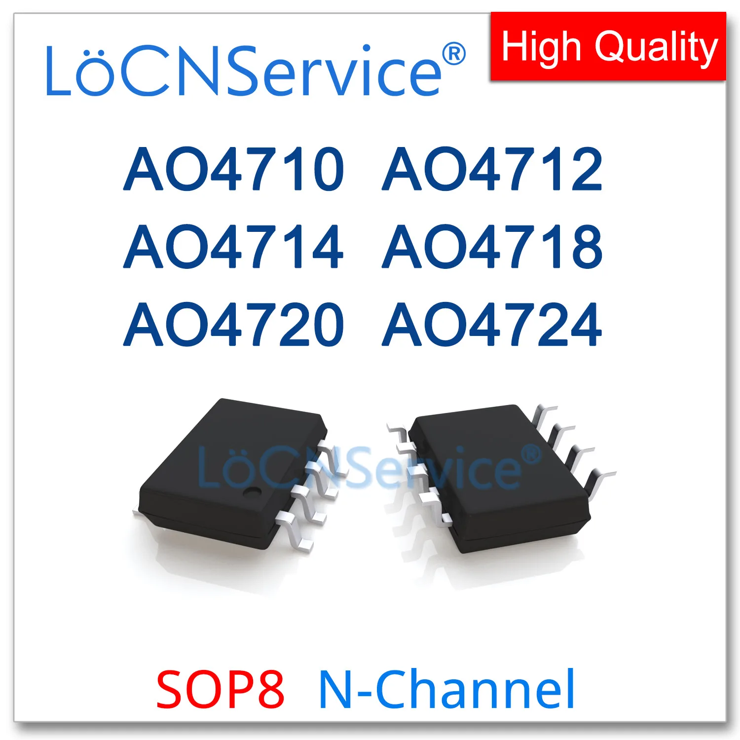 LoCNService 50PCS 500PCS SOP8 AO4710 AO4712 AO4714 AO4718 AO4720 AO4724 N-Channel Mosfets High quality 4710 4712 4714 4718 4720
LoCNService 50PCS 500PCS SOP8 AO4710 AO4712 AO4714 AO4718 AO4720 AO4724 N-Channel Mosfets High quality 4710 4712 4714 4718 4720